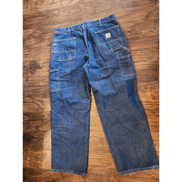 Carhartt Blue Jeans Pants HRC2 Flame Resistant size 38x30 Flame Resistant EUC! - Picture 5 of 6
